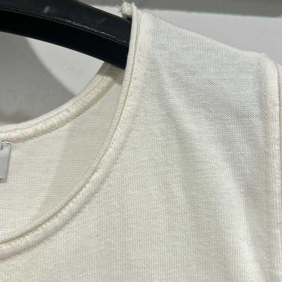 Free people beach tank style drop waist maxi dress Cream Sleeveless Dress large - Picture 4 of 5